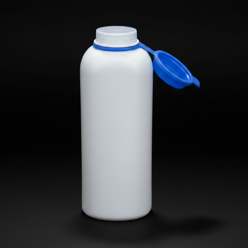 talc bottle baby powder with anti spill silicone cap to stop powder leaking into your travel luggage