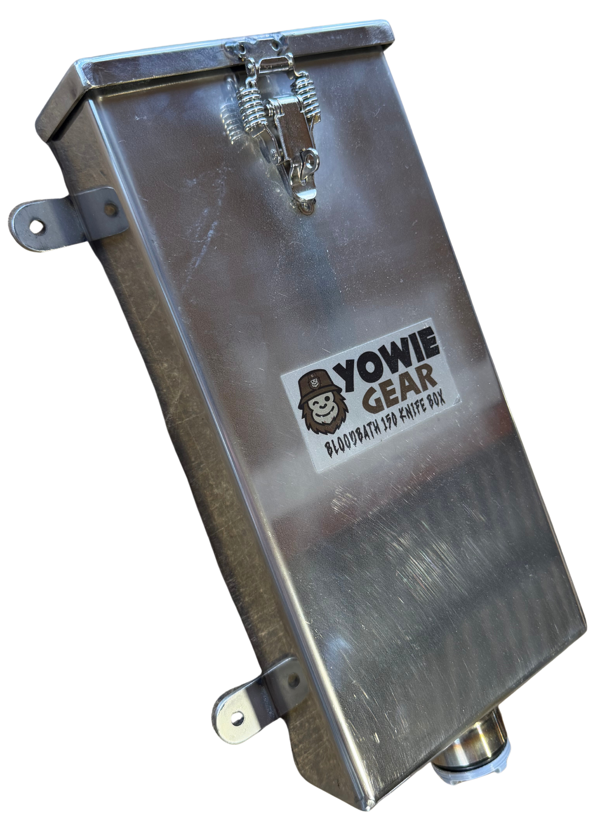 The Bloodbath 300 Sanitiser Soak Knife Box for game hunting and harvesting.